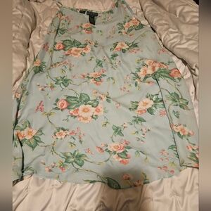 Ralph Lauren Floral Silk Skirt